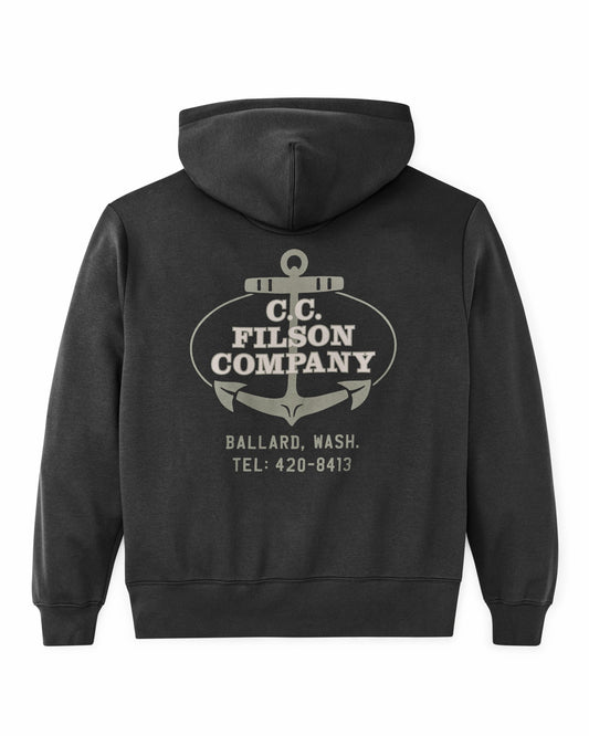 Filson Exclusive / Ballard Graphic Hoodie - Faded Black