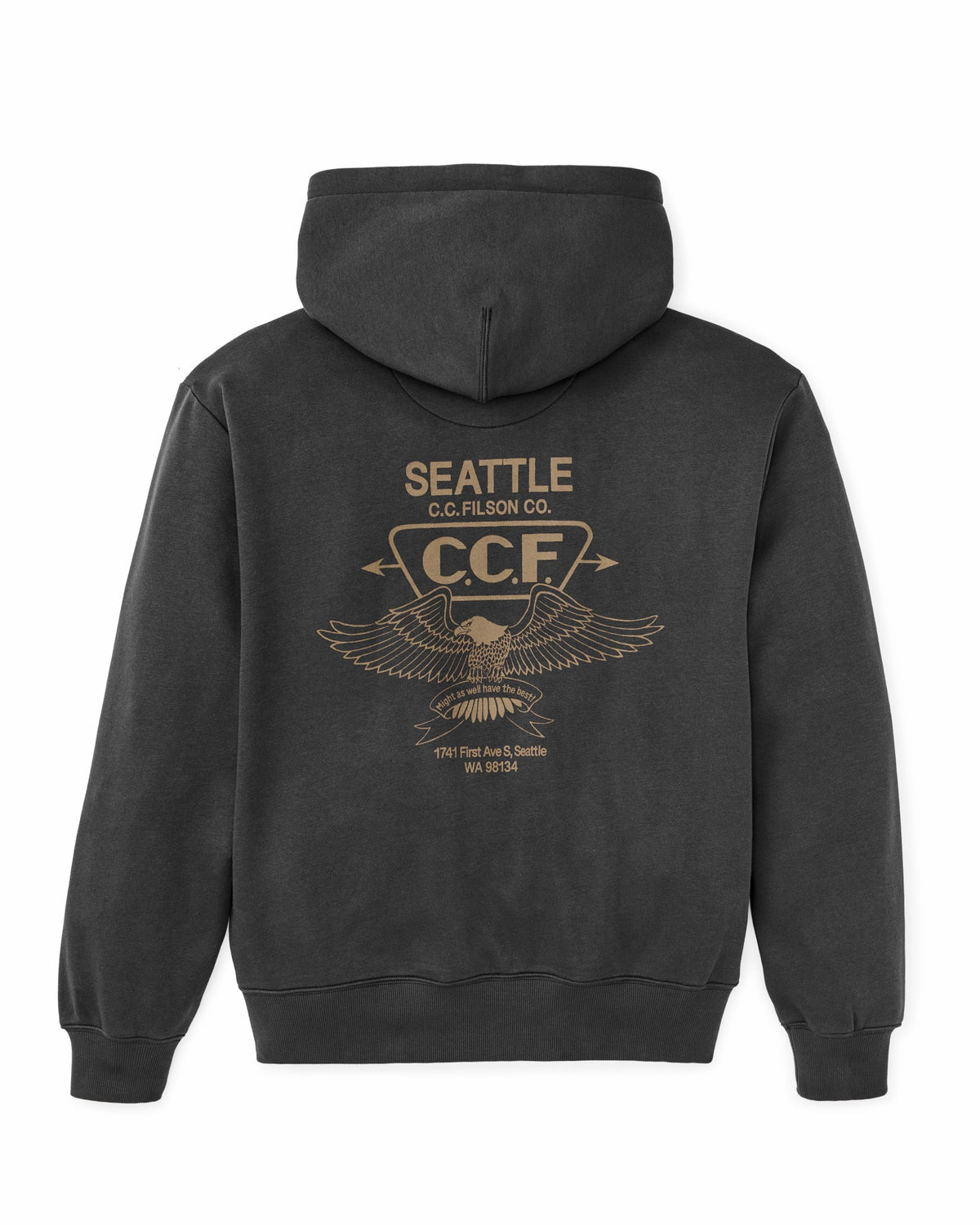 Filson Exclusive / Seattle Graphic Hoodie - Faded Black
