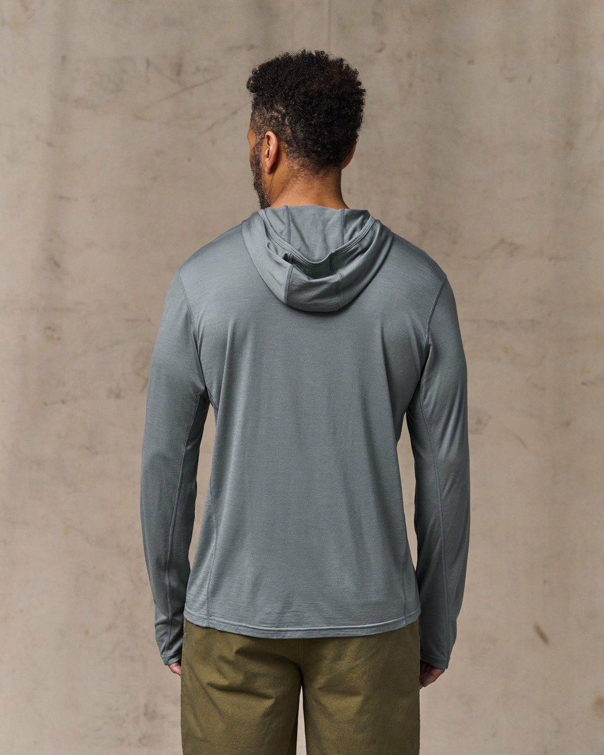 Filson Premium / Wool-Blend UPF Hoodie - Sage Gray