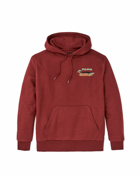 Filson Hot Sale / Prospector Embroidered Hoodie - Fired Brick / Ducks