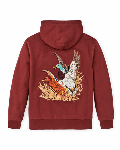 Filson Hot Sale / Prospector Embroidered Hoodie - Fired Brick / Ducks