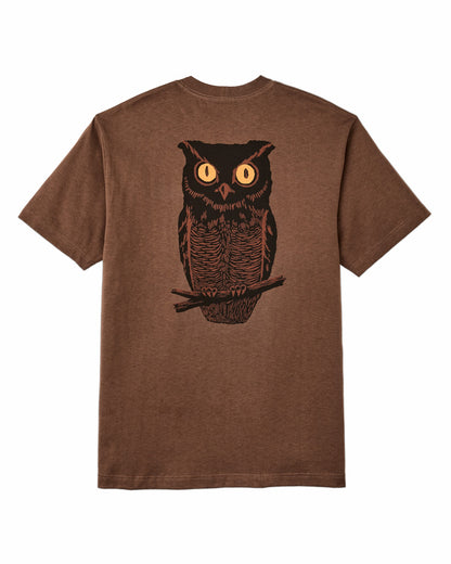 Filson Signature / Short Sleeve Hoot Graphic T-shirt (frontier) - Partridge / Hoot