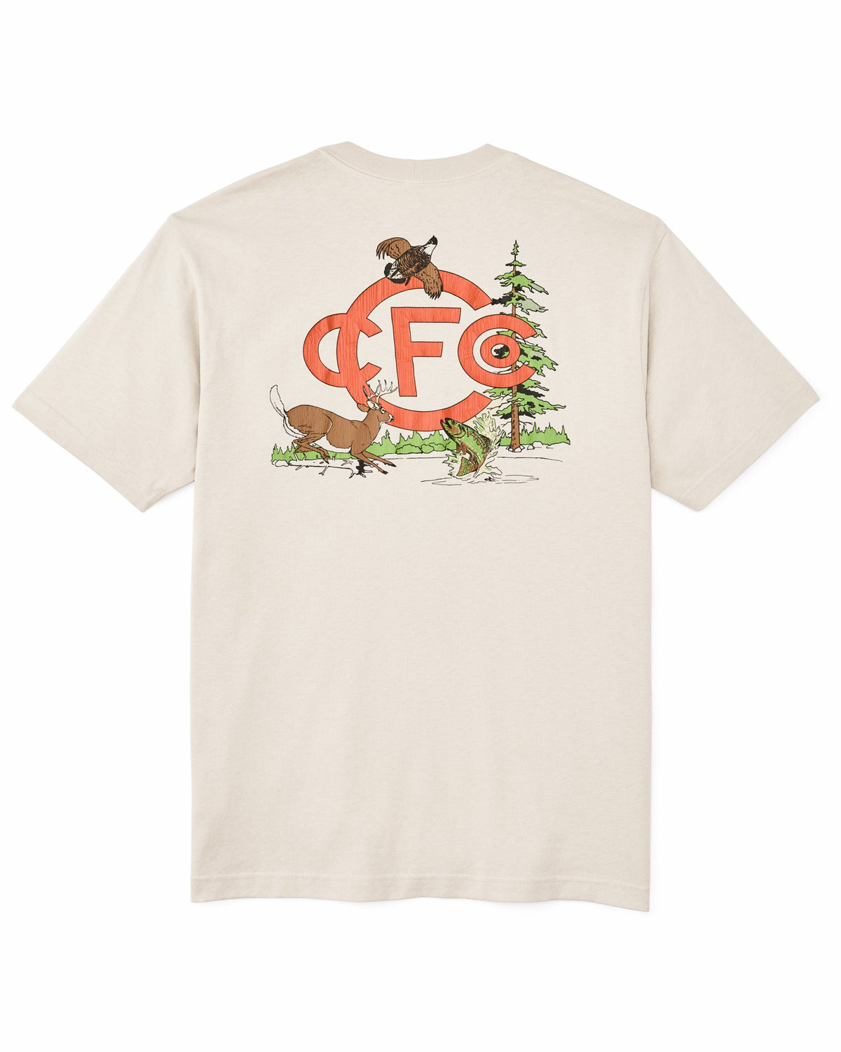Filson Discount / Short Sleeve Sportsman Club Graphic T-shirt (frontier) - Cliff Gray / Sportsman Club