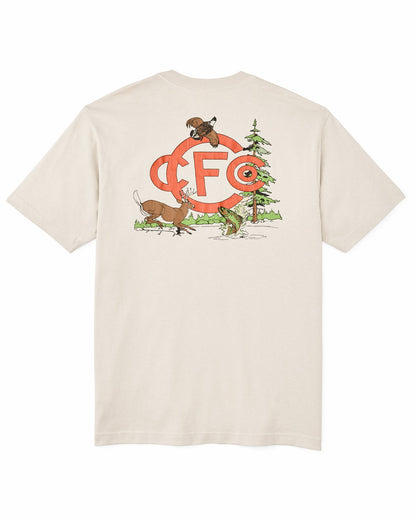 Filson Discount / Short Sleeve Sportsman Club Graphic T-shirt (frontier) - Cliff Gray / Sportsman Club