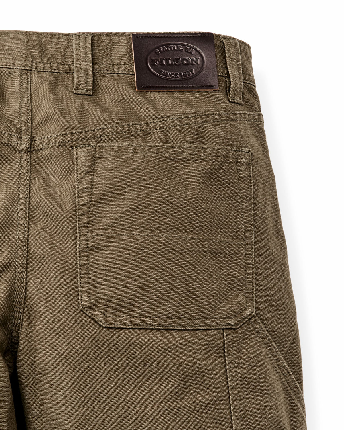 Filson Popular / Dry Tin Double Front Pants - Marsh Olive