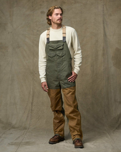 Filson Signature / Tin Cloth Double Hunting Bibs with Zipper