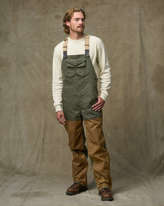 Filson Signature / Tin Cloth Double Hunting Bibs with Zipper