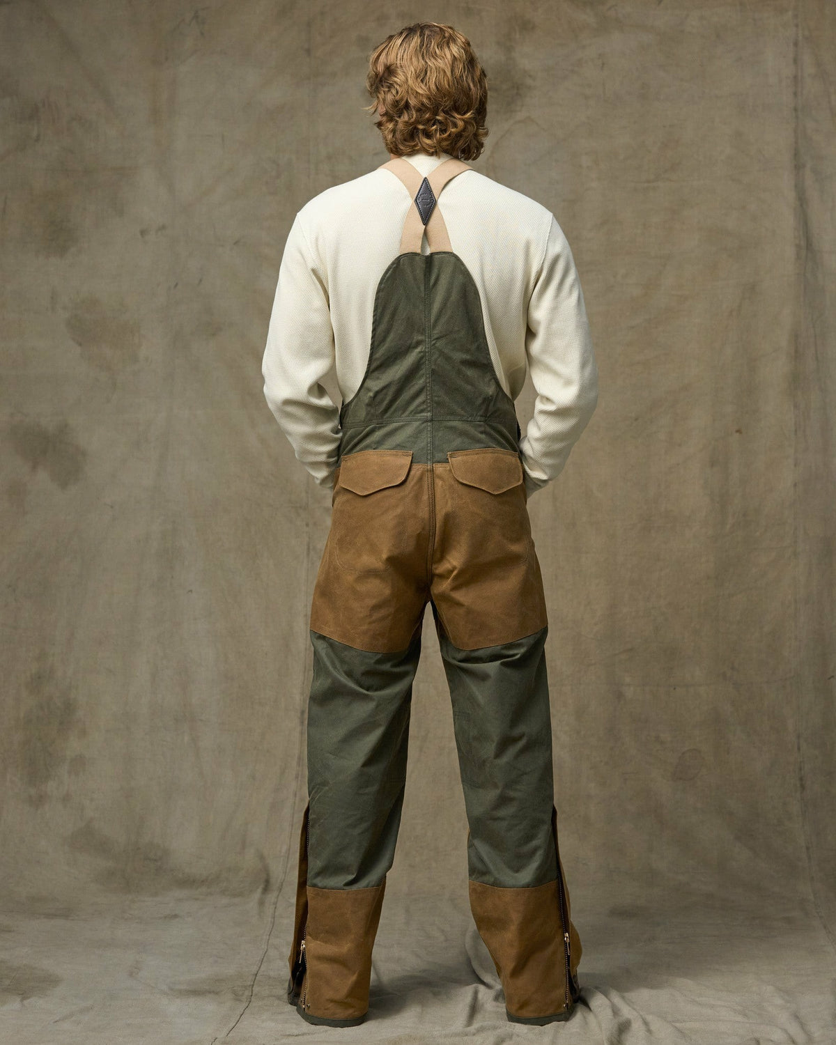 Filson Signature / Tin Cloth Double Hunting Bibs with Zipper