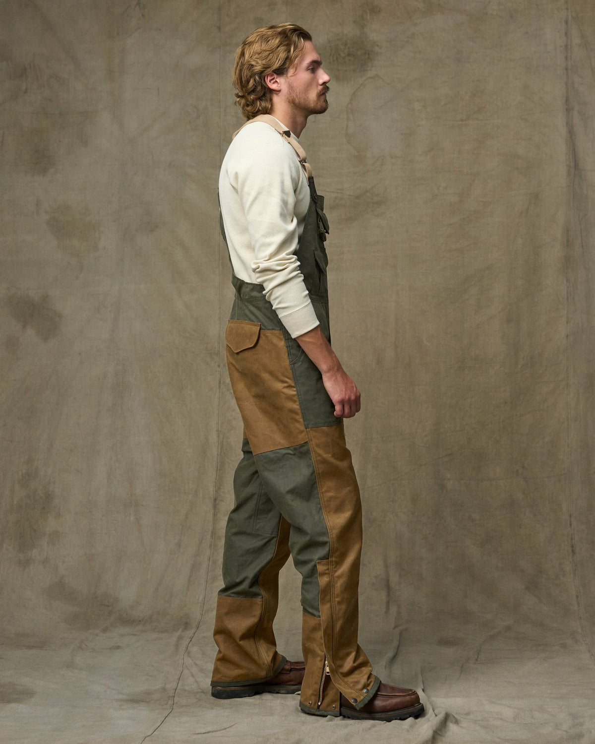 Filson Signature / Tin Cloth Double Hunting Bibs with Zipper