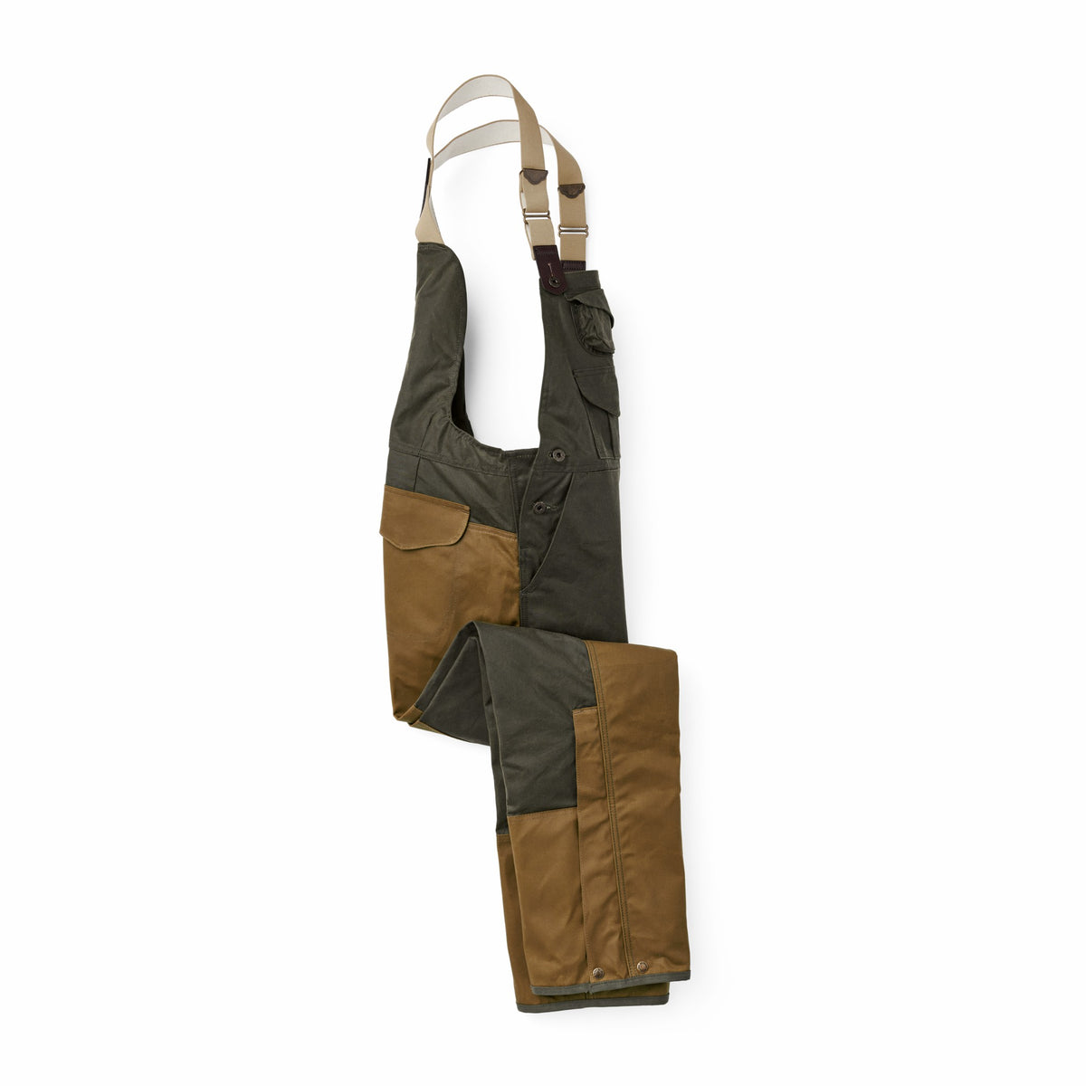 Filson Signature / Tin Cloth Double Hunting Bibs with Zipper