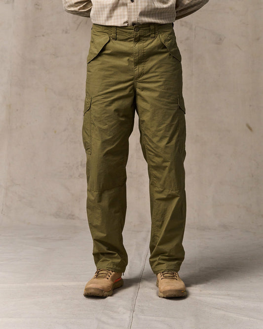 Filson Essential / Tropical Poplin Cargo Pants - Military Olive