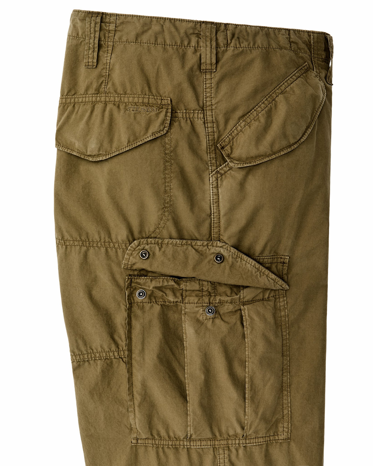 Filson Essential / Tropical Poplin Cargo Pants - Military Olive