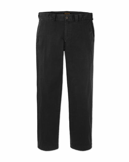 Filson Customer Favorite / Granite Mountain Flat Front Pants - Washed Faded Black