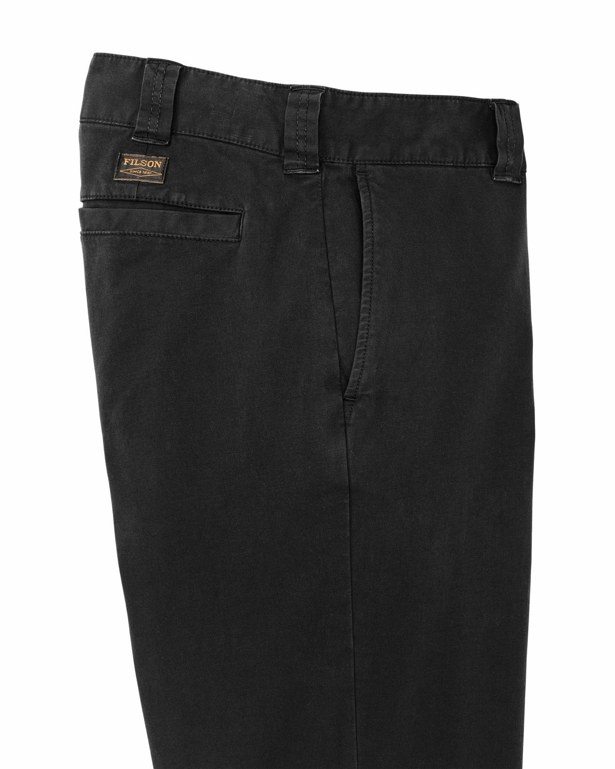 Filson Customer Favorite / Granite Mountain Flat Front Pants - Washed Faded Black