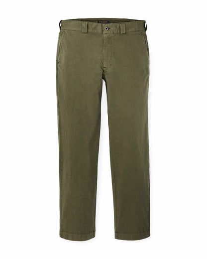 Filson Essential / Granite Mountain Flat Front Pants - Burnt Olive
