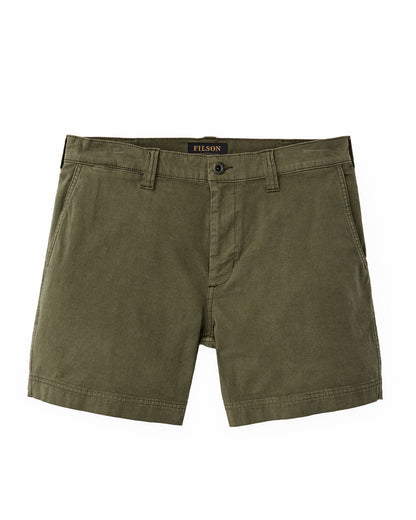 Filson Top Pick / Granite Mountain 6" Shorts - Burnt Olive
