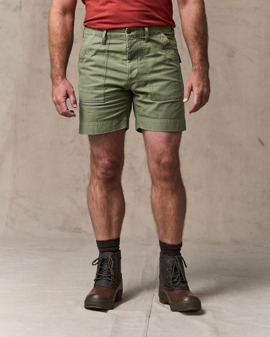 Filson Featured / Field Supply Shorts - Washed Fatigue Green