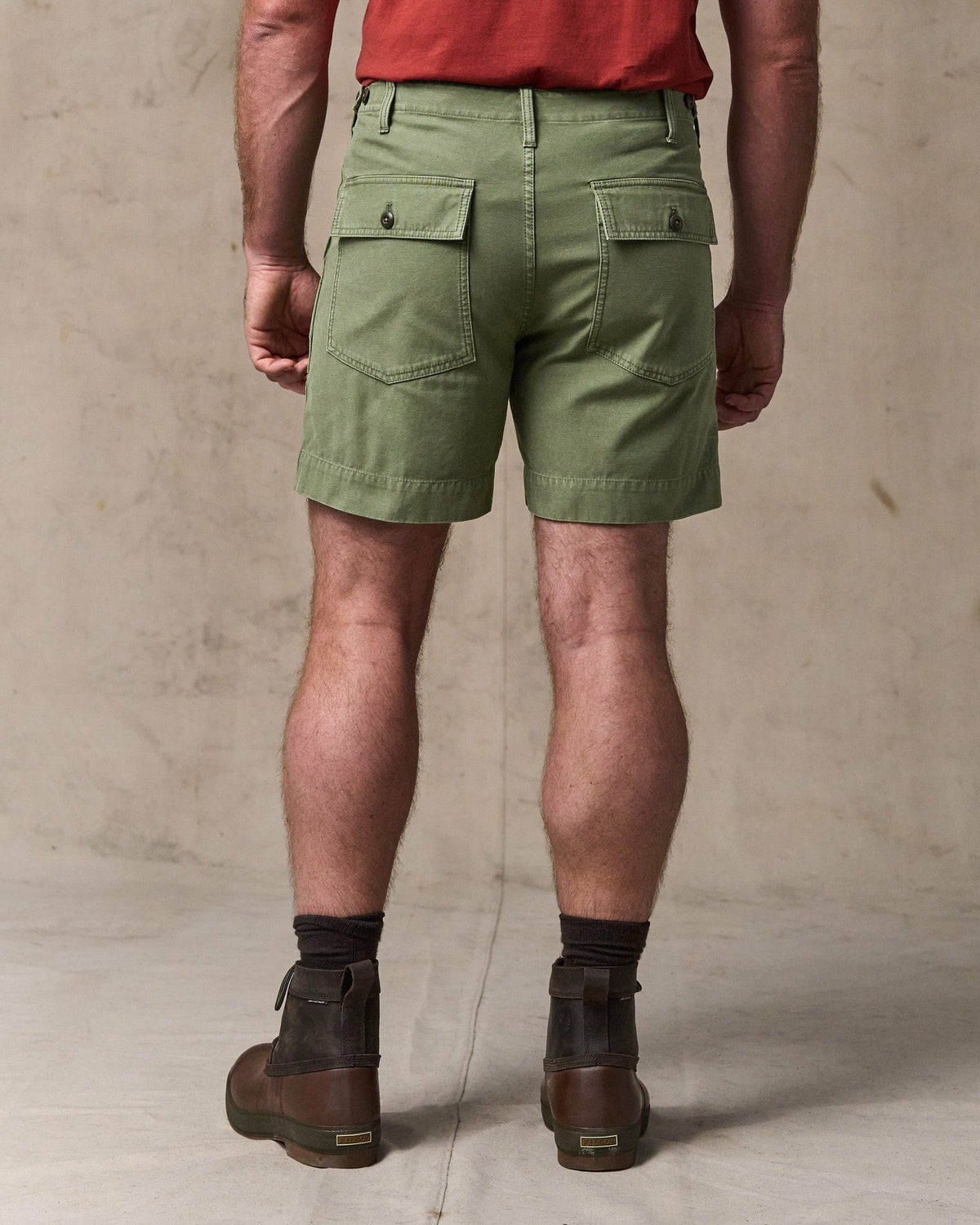 Filson Featured / Field Supply Shorts - Washed Fatigue Green