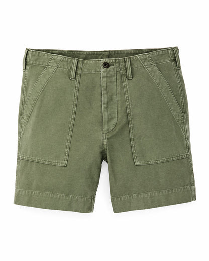 Filson Featured / Field Supply Shorts - Washed Fatigue Green