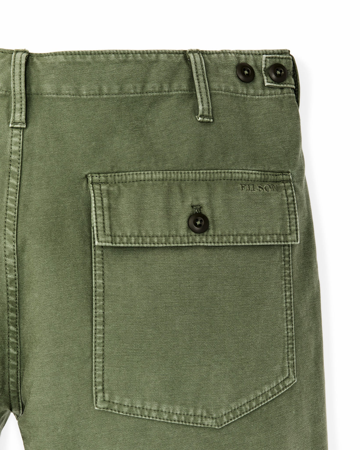 Filson Featured / Field Supply Shorts - Washed Fatigue Green
