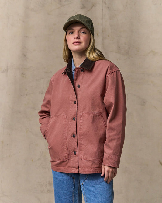 Filson Premium / Women's Canvas Barn Coat - Mahogany