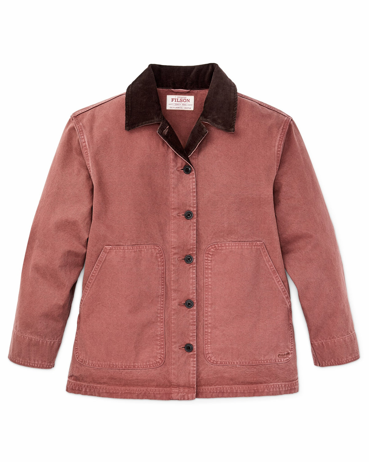 Filson Premium / Women's Canvas Barn Coat - Mahogany