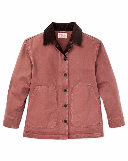 Filson Premium / Women's Canvas Barn Coat - Mahogany