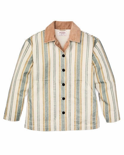 Filson Best Seller / Women's Canvas Barn Coat - Natural / Yellow