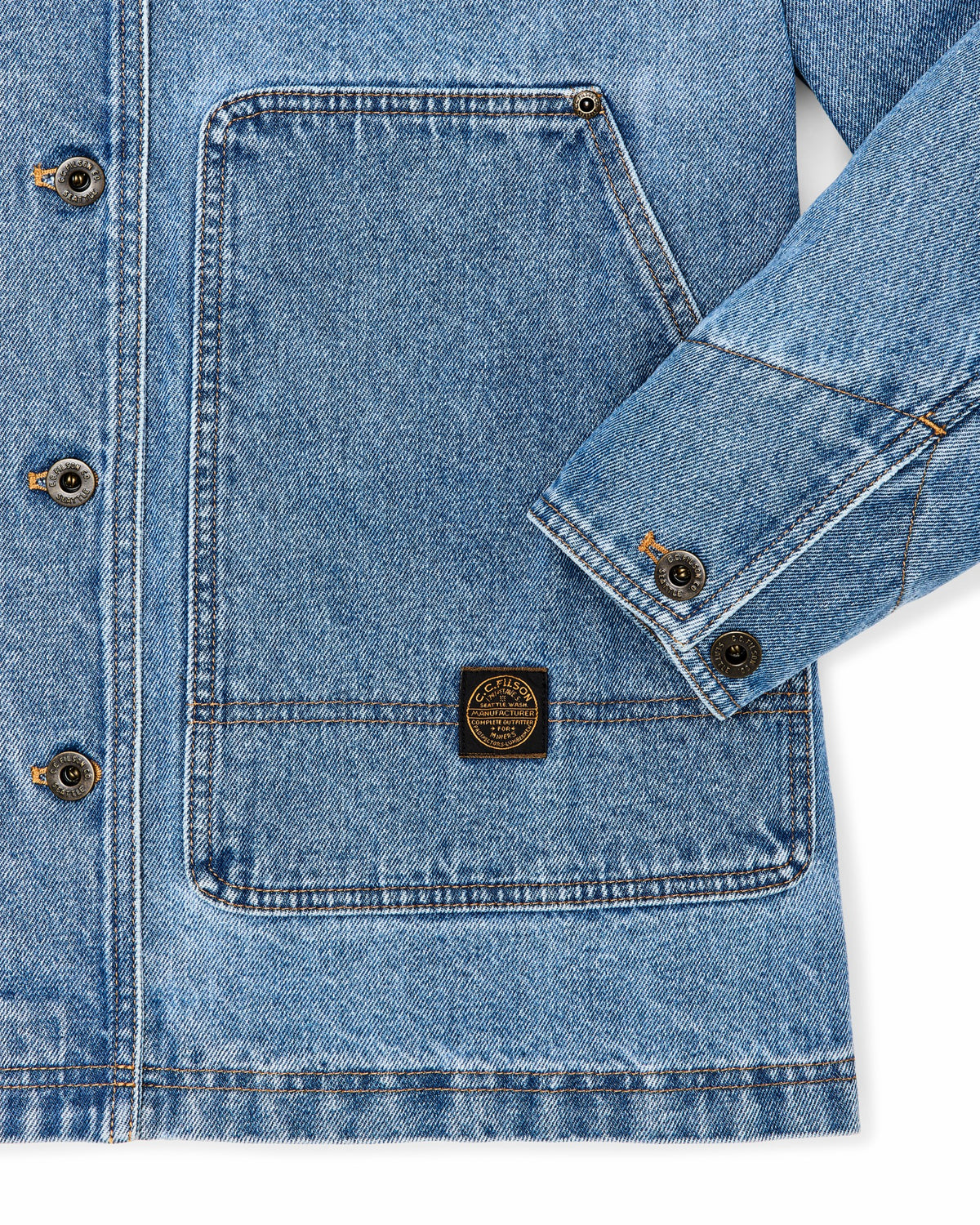 Filson Exclusive / Women's 11-oz. Denim Barn Coat - Light Indigo