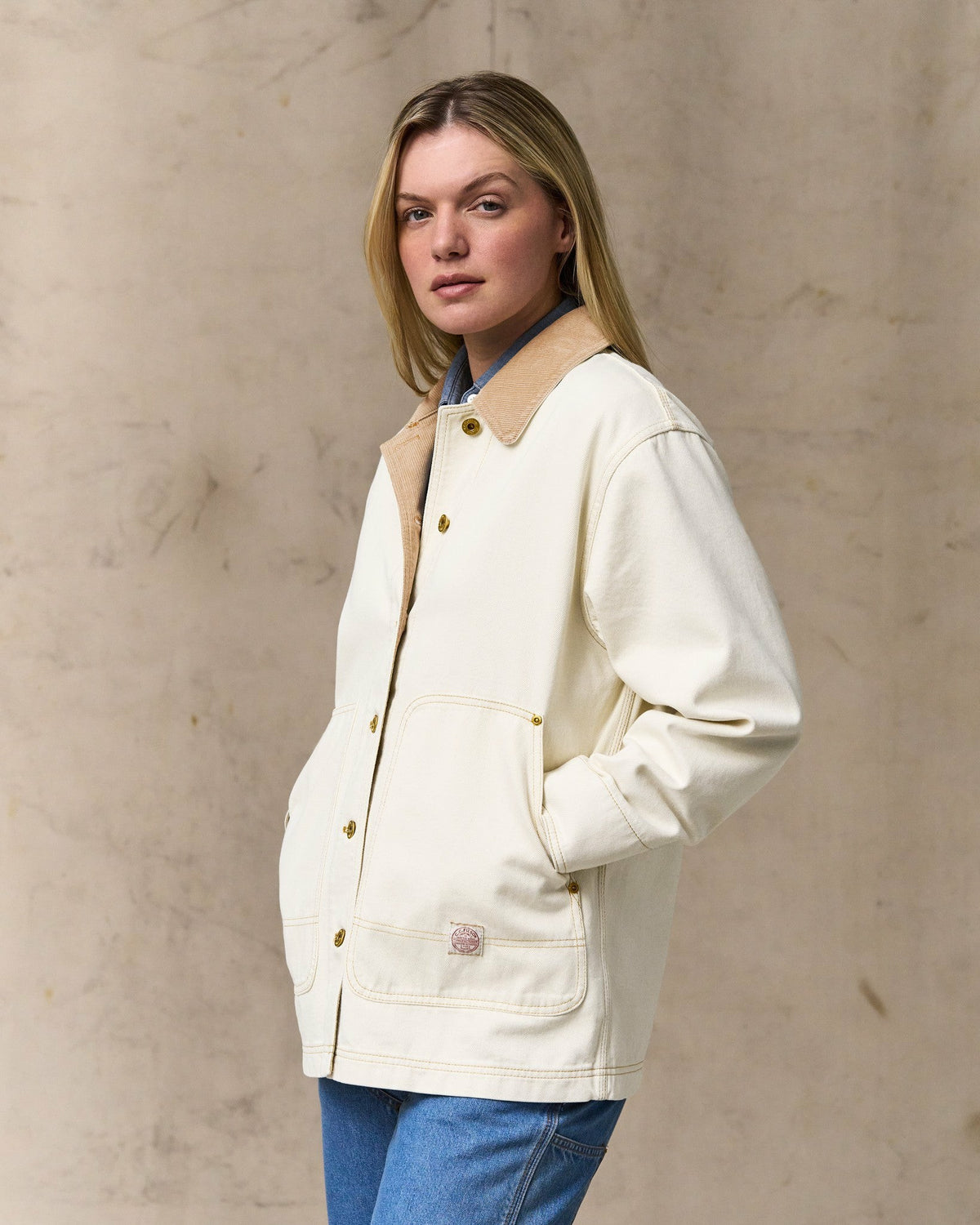 Filson Deals / Women's 11-oz. Denim Barn Coat - Natural Seed