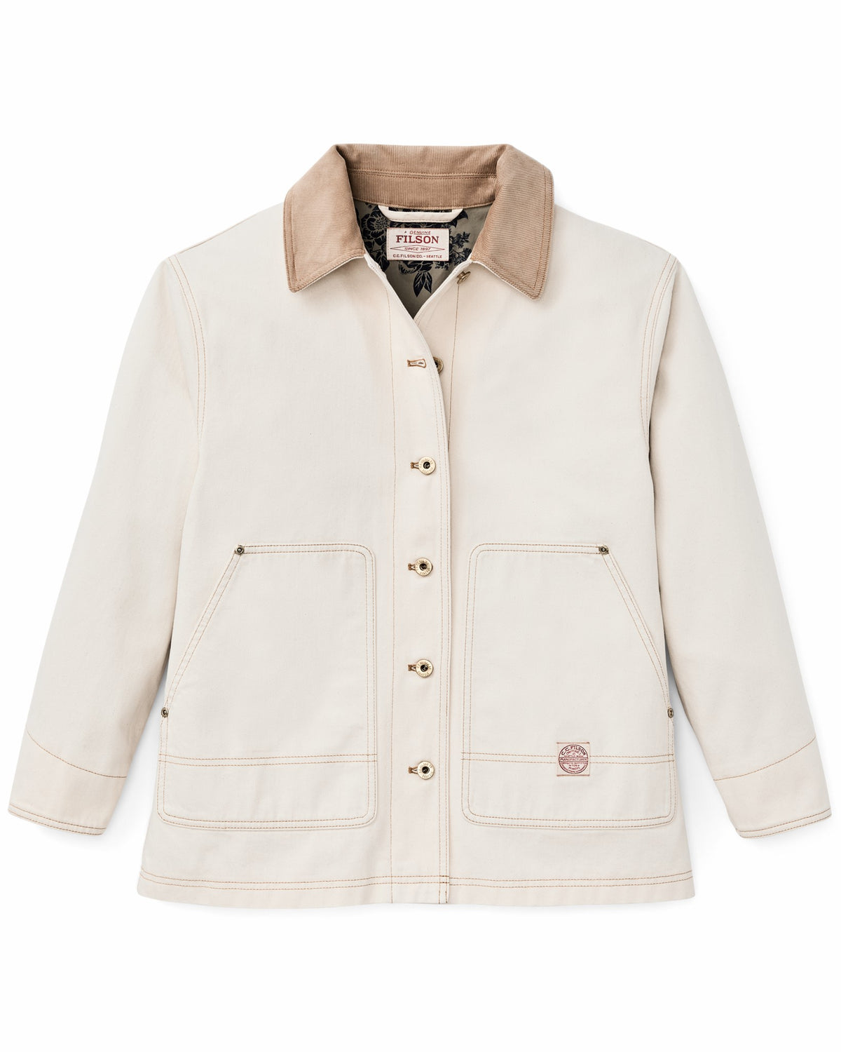 Filson Deals / Women's 11-oz. Denim Barn Coat - Natural Seed