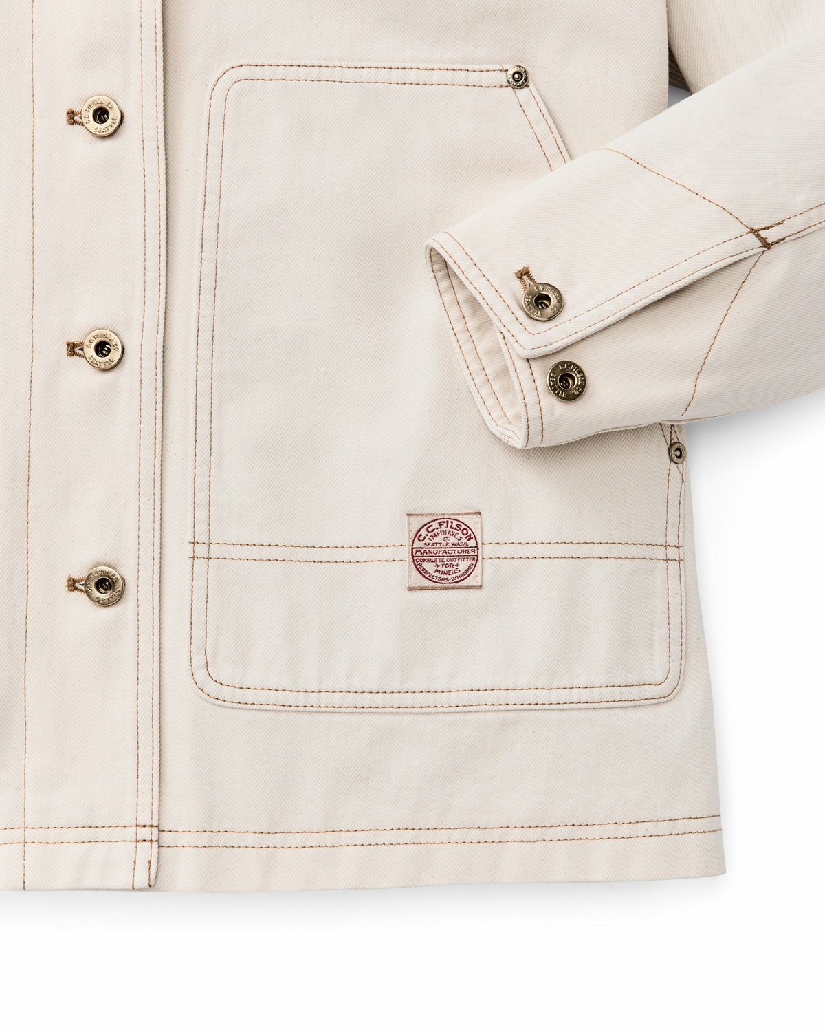 Filson Deals / Women's 11-oz. Denim Barn Coat - Natural Seed