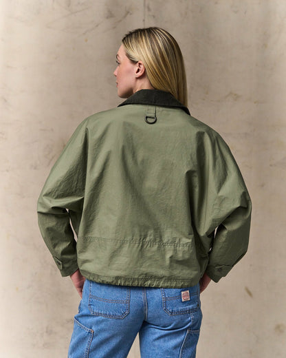 Filson New / Women's Dry Wax Short Work Jacket - Slate Olive
