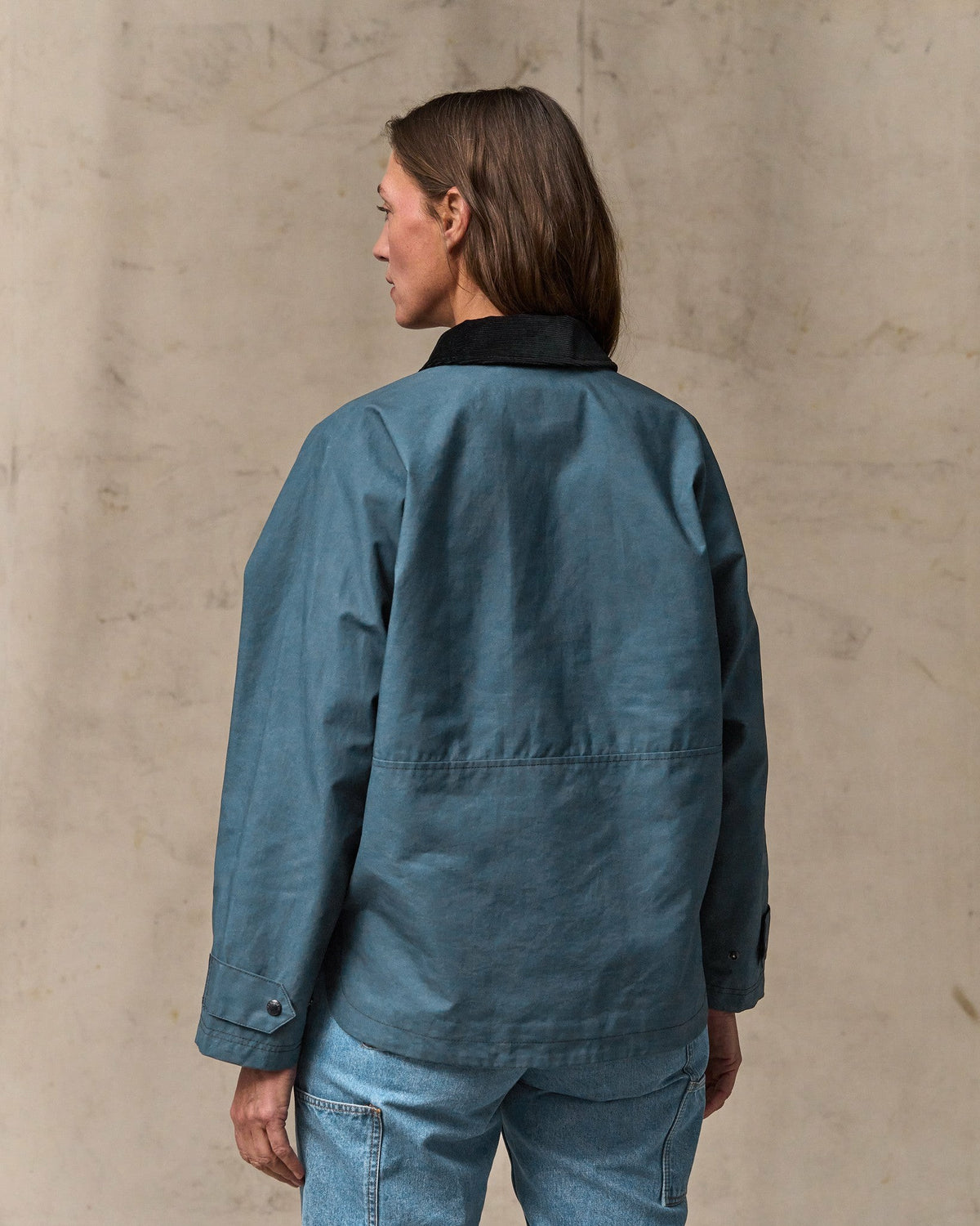 Filson Latest / Women's Harbor Front Waxed Jacket - Navy