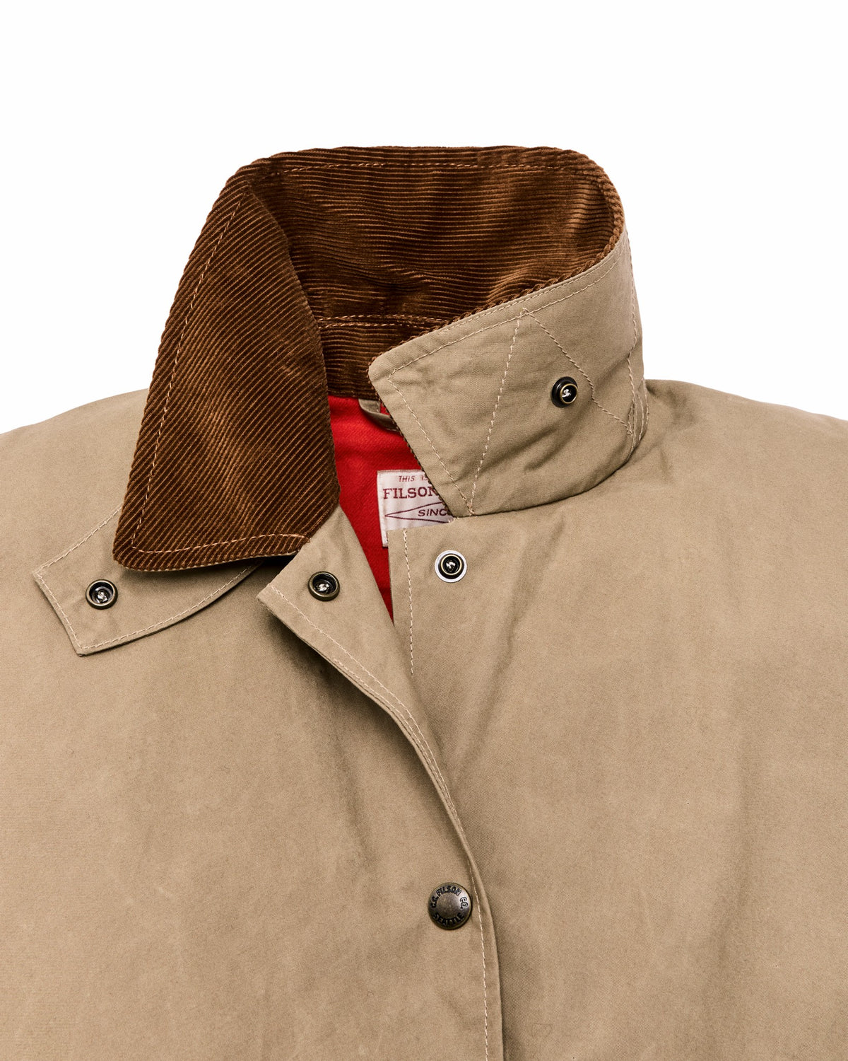 Filson Deals / Women's Harbor Front Waxed Jacket - Marsh Tan