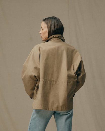Filson Deals / Women's Harbor Front Waxed Jacket - Marsh Tan