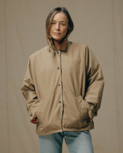Filson Deals / Women's Harbor Front Waxed Jacket - Marsh Tan