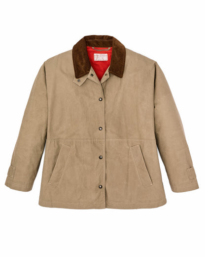 Filson Deals / Women's Harbor Front Waxed Jacket - Marsh Tan