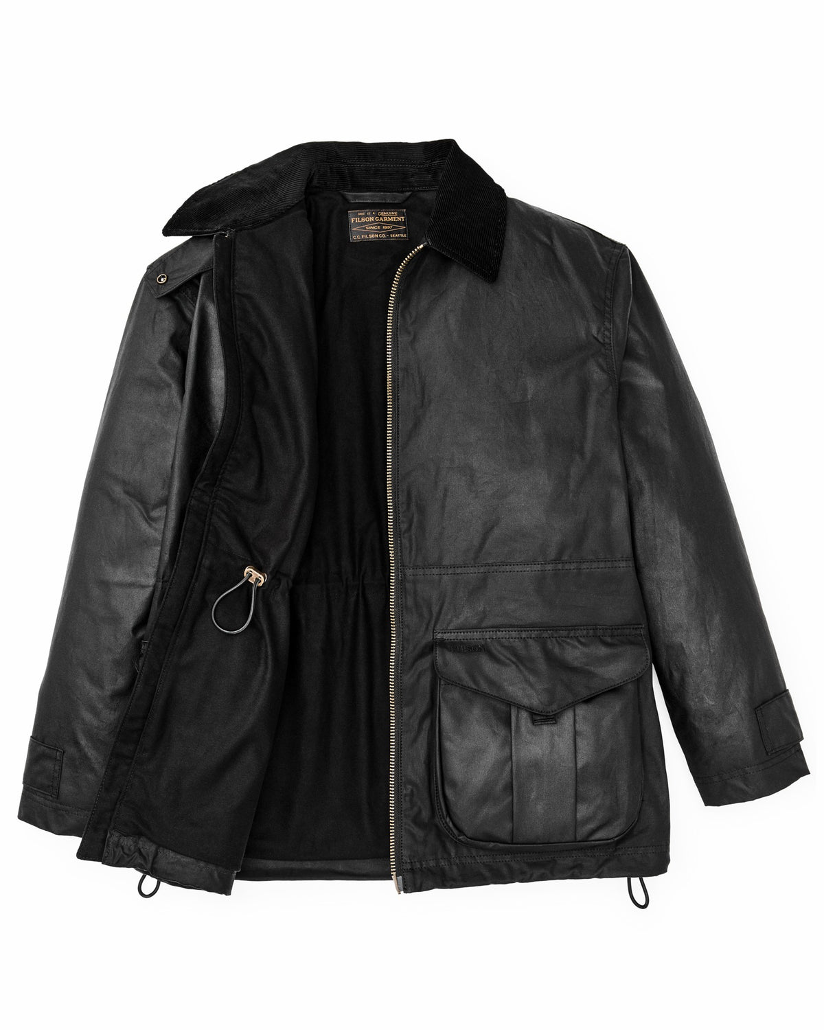 Filson Customer Favorite / Women's Cover Cloth Raincoat - Black