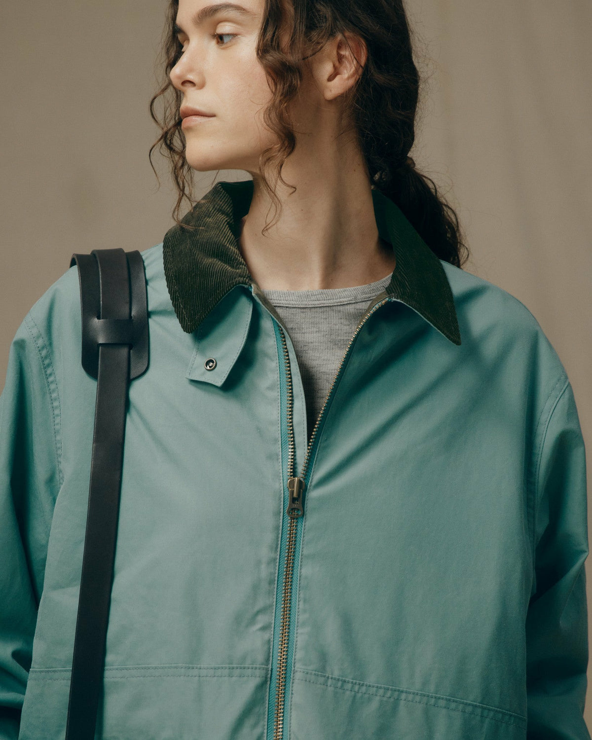 Filson Top Pick / Women's Cover Cloth Raincoat - Balsam Green