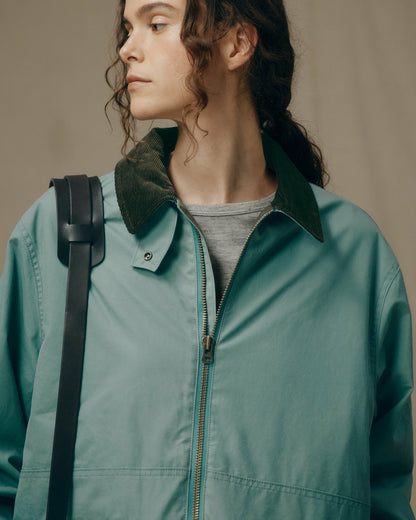 Filson Top Pick / Women's Cover Cloth Raincoat - Balsam Green