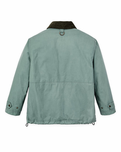 Filson Top Pick / Women's Cover Cloth Raincoat - Balsam Green