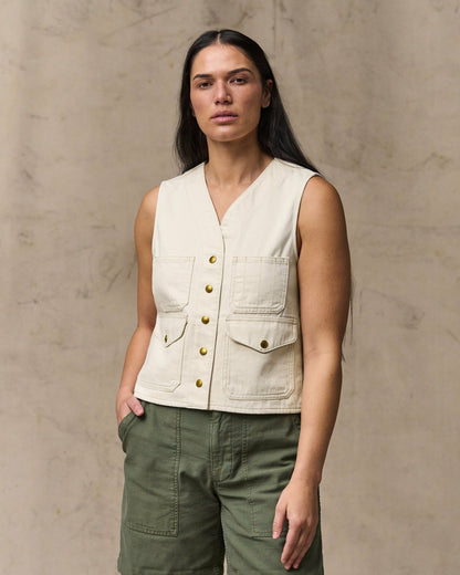 Filson Top Pick / Women's Archive Cruiser Vest - Natural Seed