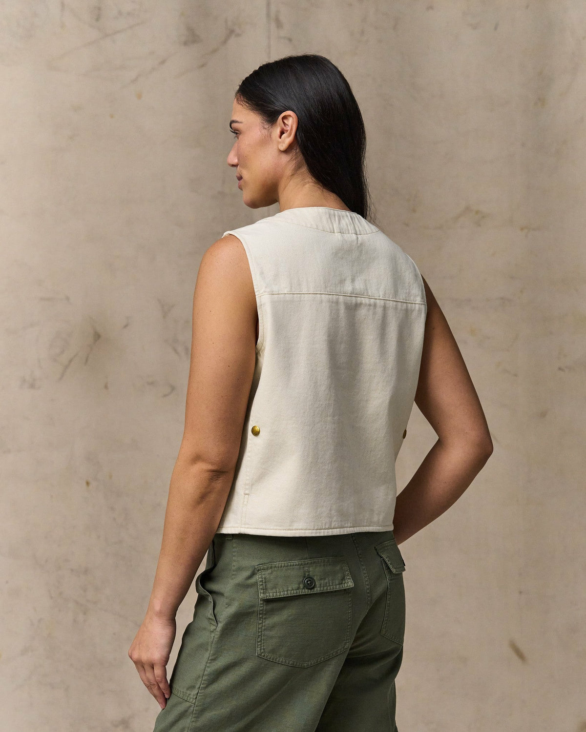 Filson Top Pick / Women's Archive Cruiser Vest - Natural Seed