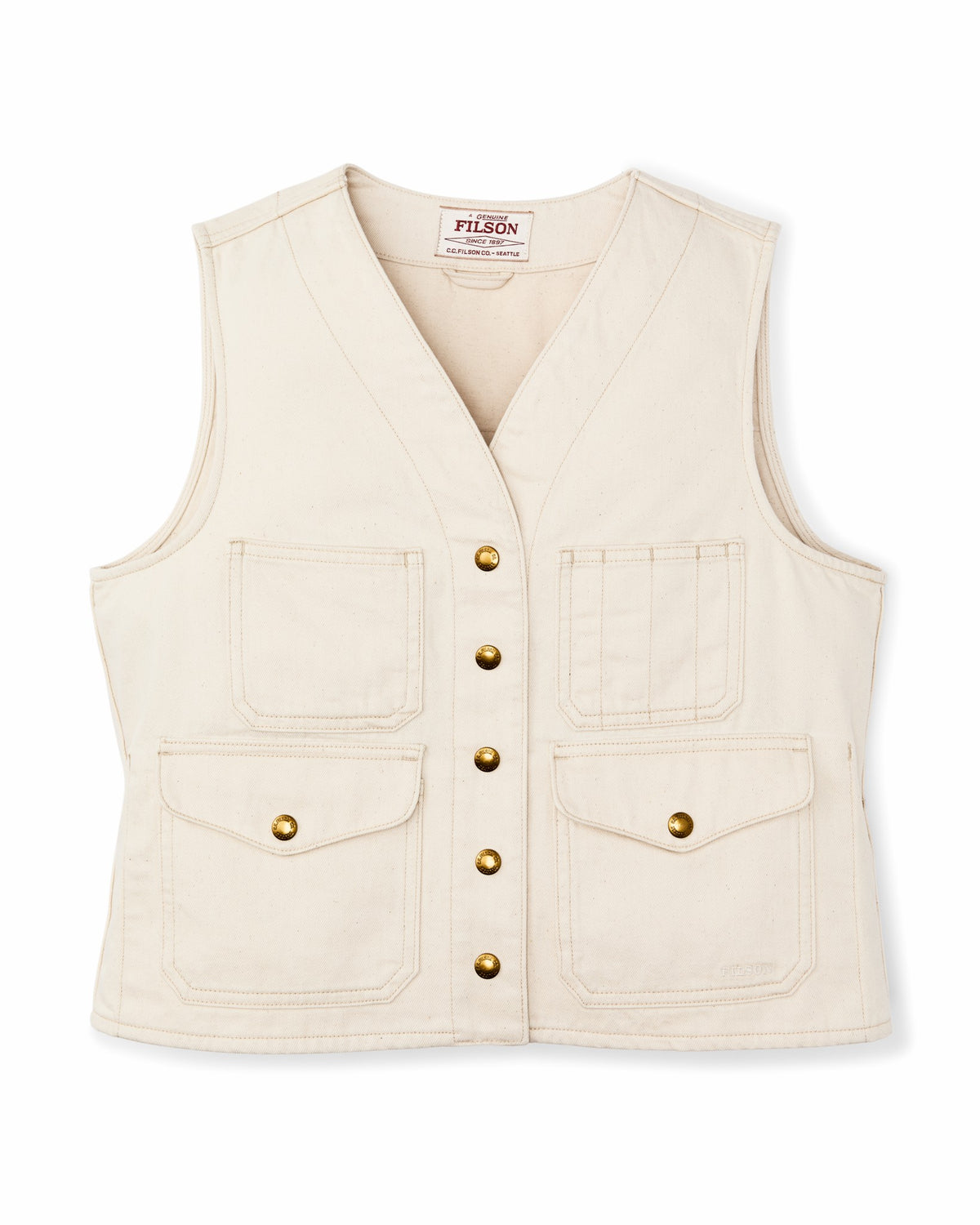 Filson Top Pick / Women's Archive Cruiser Vest - Natural Seed