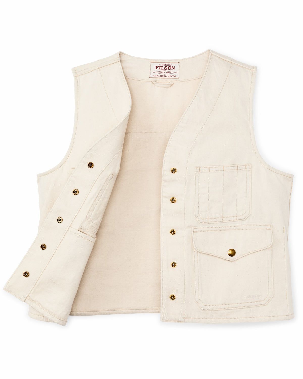 Filson Top Pick / Women's Archive Cruiser Vest - Natural Seed
