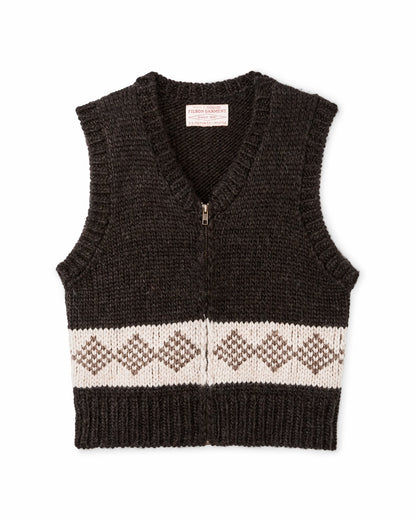 Filson Featured / Women's Wool Vest - Dark Brown