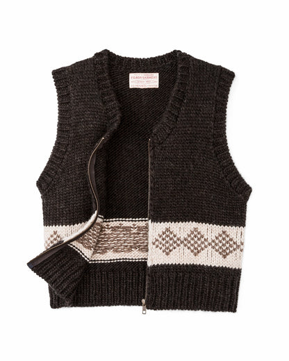 Filson Featured / Women's Wool Vest - Dark Brown