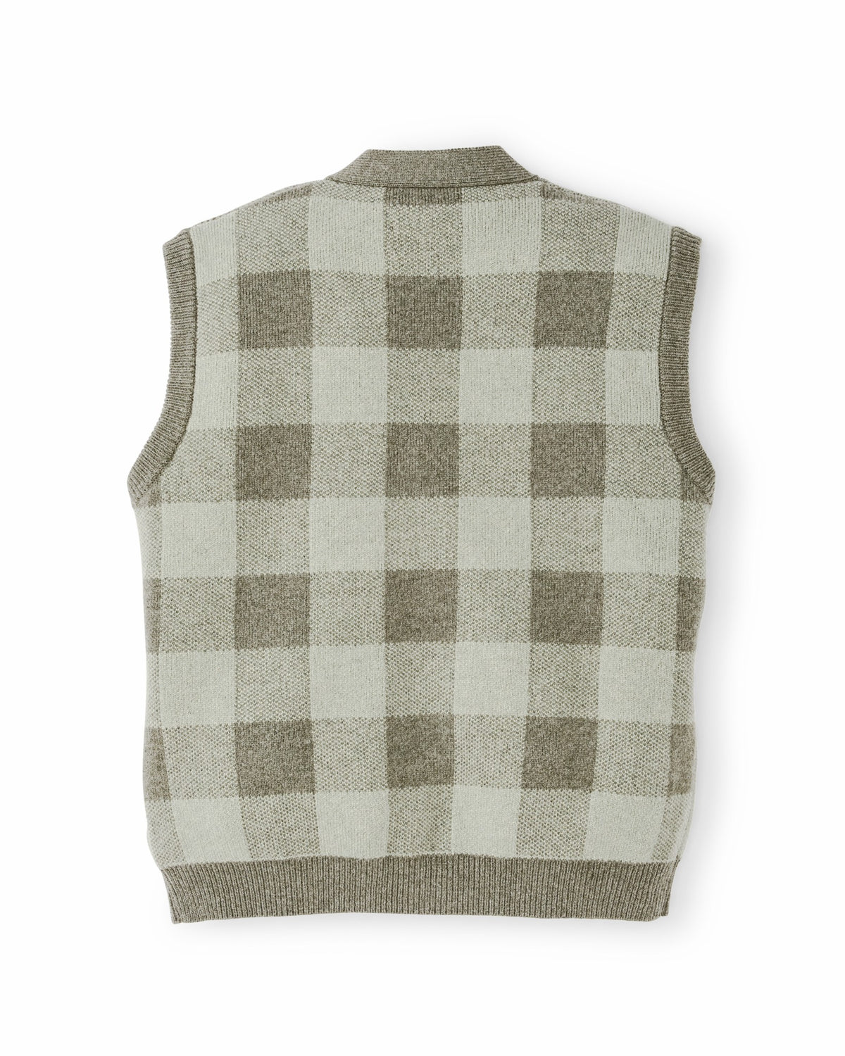 Filson Quality / Women's Wool Cardigan Vest - Olive Check