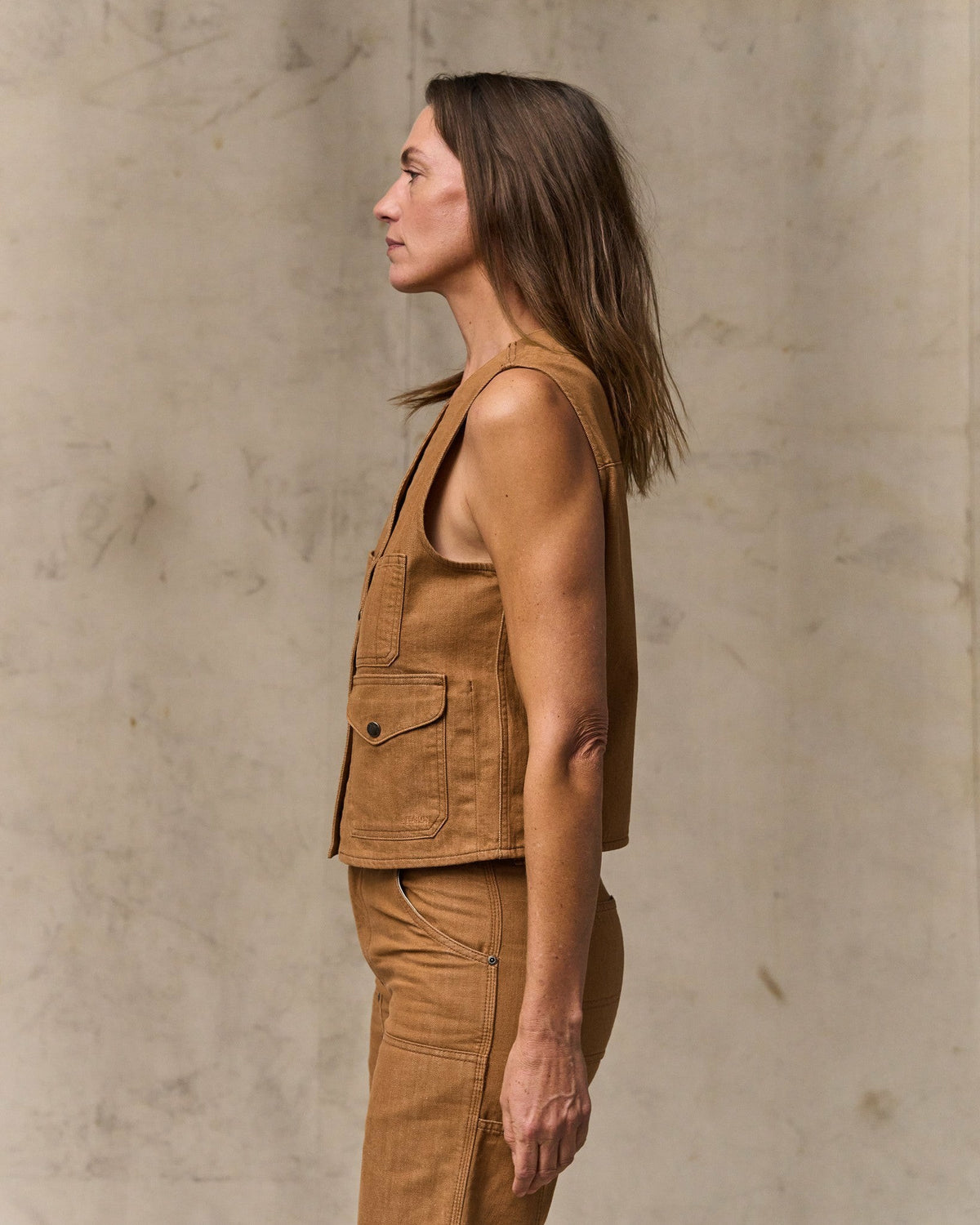 Filson Featured / Women's Archive Cruiser Vest - Harvest Tan